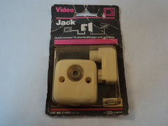 Pacific Electricord Video Jack Quickconnect Almond Wall Mount C-5257-1/C-IV -- New