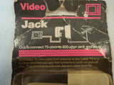 Pacific Electricord Video Jack Quickconnect Almond Wall Mount C-5257-1/C-IV -- New