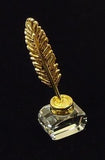 Swarovski Inkwell with Quill 1 1/2in x 1/2in x 3/8in Crystal  -- New