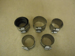 Standard Lot of 5 Conduit Clamps Metal -- New