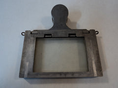 Standard Clamp to View Specimens of Stuff Gray Glass Metal -- Used