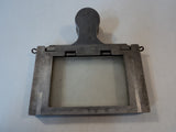 Standard Clamp to View Specimens of Stuff Gray Glass Metal -- Used