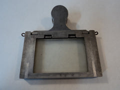 Standard Clamp to View Specimens of Stuff Gray Glass Metal -- Used