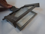 Standard Clamp to View Specimens of Stuff Gray Glass Metal -- Used