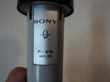 Sony Microphone Cardiod Imp Low Gray 3.5mm Jack F-25 -- New