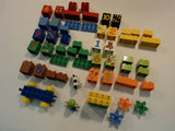 Lego Building Blocks and Accessories Multicolor Lot of 57 Plastic -- Used
