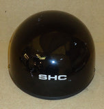 SHC 50 DOT Motorcycle Helmet Size S/M Black Plastic Foam Nylon -- Used