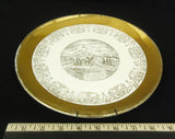 Sabin Paradise Inn Rainier National Park WA. Plate 10 1/2in Ceramic -- Used