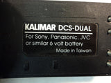 Kalimar Camera Flash Sony Panasonic JVC 6 Volt Black DCS-Dual -- Used