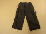 Place Boys' Pants Drawstring Waist 100% Cotton Male Kids 2-4 3T Grays Solid -- Used