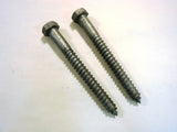 Professional Lag Bolts 6-in x 5/8-in Hex Head Lot of 2 Hot Dipped Galvanized -- New