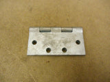 National Door Hinge 4 1/2in H x 2in W Gray Silver 4 Hole Commercial Metal -- Used