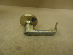 Standard Door Lever Polished Brass 2in Door Knob Locking -- Used