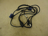 Standard DVI Cable & Power Cord Black/Blue Power Cord 6ft DVI 5ft -- Used