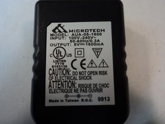 Microtech Power Adapter Supply Black Genuine/OEM 5VDC 1600mA AUA-05-1600 -- Used