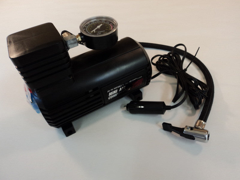 Wotion Mini Air Compressor 250 PSI Portable Black 12 Volt Auto 250 -- New