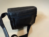 Sony Camera Case For Digital Mavica Black Genuine/OEM Leather Nylon -- Used