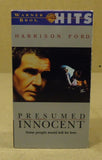 Warner Bros. Presumed Innocent VHS Movie  * Plastic Paper -- Used