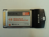 Belkin Wireless Pre-N Notebook Network Card PC Adapter 802.11x F5D8010 -- New