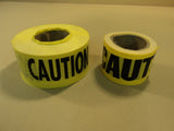 Standard Caution Tape 3-Inch Yellow/Black 2 Rolls -- New