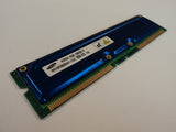 Samsung RAM Memory Module 128MB PC600-53 ECC 184-Pin RAMBUS MR18R0828AN1-CG6 -- New