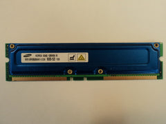 Samsung RAM Memory Module 128MB PC600-53 ECC 184-Pin RAMBUS MR18R0828AN1-CG6 -- New