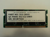 Generic RAM Memory Module 128MB 311-2032 -- New