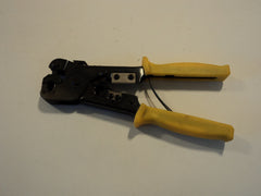 Professional Crimper for Crimping Electric Terminals Black/Yellow -- Used
