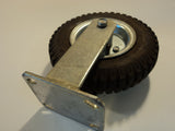 Professional Caster Wheel Inflatable Tire 2.50-4 8-in Rubber Metal -- Used