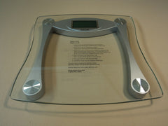 Taylor 440LB Capacity Digital Scale Silver/Clear 1.6in Tall Digits 7516 Glass -- Used