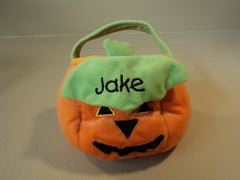 Goffa Intl Pumpkin Trick Or Treat Basket 18 Months Plus Polyester Fiber -- Used