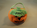 Goffa Intl Pumpkin Trick Or Treat Basket 18 Months Plus Polyester Fiber -- Used