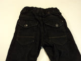 Denim Boys' Jeans Relaxed 100% Cotton Male Kids 2-3Y Blacks Solid -- Used