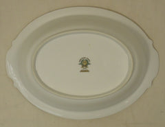 Noritake 5049 Vintage Serving Bowl Oval 10 1/2in x 7 1/2in x 2 1/2in China Gold Rim -- Used