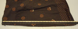 Old Navy Skirt Cotton Female Adult 6 Brown/Orange Dots/Beaded 67-58ON -- New with Defect