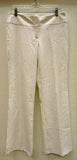 Suzy Dress Pants Polyester Female Adult 9/10 White Stripes 64-54hg -- New No Tags