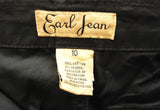 Earl Jean Cargo Pants Cotton Female Adult 10 Navy Blue Solid w/ Studs BFEJ1 -- New No Tags