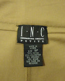 INC Dress Pants Rayon Female Adult 8P Light Brown Solid 012-13inc -- New No Tags