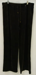 Ralph Lauren Casual Pants Cotton Female Adult Large Dark Brown Solid 10-17RL -- New No Tags