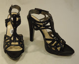 Guess Gladiator Strappy Heels Leather Female Adult 8 Black Solid/Studs 16-210gg -- New with Tags