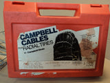 Campbell Cables for Radial Tires Front or Rear Winter Snow 1938 Steel -- Used