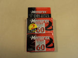 Memorex DBS Normal Bias Audio Cassette 2 Pack DBS 60 60 Minutes TAAU-MEDBS60 -- New