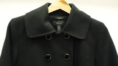 Style & Co Peacoat Polyester Female Adult Small Black Solid BF6578 -- New No Tags
