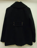 Style & Co Peacoat Polyester Female Adult Small Black Solid BF6578 -- New No Tags