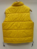 Limited America Puffer Vest Polyester Unisex Adult M Yellow Solid XA785 -- New No Tags