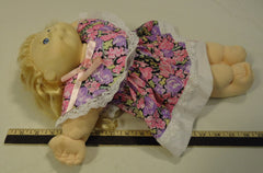 Cabbage Patch 10A(3) * 10th Aniversary Edition Baby Doll Plastic Fabric -- Used