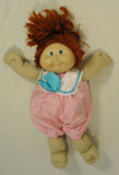 Cabbage Patch Kids 012-30cp Vintage Doll Pink Jumpsuit Plastic Fabric -- Used