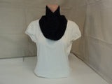 Handcrafted Wrap Cowl Brown Lace Design Alpaca Female Adult -- New No Tags