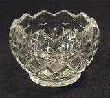 Designer Crystal Bowl 3 1/2in x 3 1/2in x 3in BFr56 Vintage Crystal -- Used