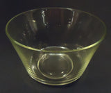 Designer Large Bowl 7in x 11in x 11in 58-58fb Vintage Glass  -- Used